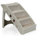 Collapsible Plastic Pet Stairs 4 Step Ladder for Small Dog and Cats by LJGDeals