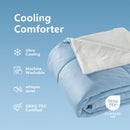 Kasentex Summer All Season Ultra Soft Cooling Blanket Comforter, Hypoallergenic and Breathable, Room Decor, Graduation Gifts