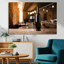 Wine and Bottle Wall Art Canvas Print by MyGreatCanvas | Canvas Wall Art Prints | Photo Prints & Wall Decor