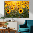 Sunflower Sunshine Wall Art Canvas Print by MyGreatCanvas | Canvas Wall Art Prints | Photo Prints & Wall Decor