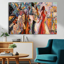Abstract Afro American Jazz Canvas Wall Art | Music-Inspired by MyGreatCanvas | Canvas Wall Art Prints | Photo Prints & Wall Decor