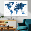 World Map Canvas Print – Framed Detailed Map of the World by MyGreatCanvas | Canvas Wall Art Prints | Photo Prints & Wall Decor
