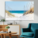 Serene Coastal Dune Path with Ocean View, 3-Panel Beach