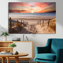 Sunset on the Sea Wall Art Canvas Print by MyGreatCanvas | Canvas Wall Art Prints | Photo Prints & Wall Decor