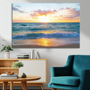Coastal Wall Art - Vintage World Map Canvas Print with