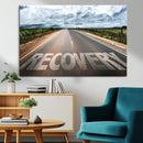 Recovery Road Wall Art Canvas Print
