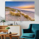 Sunrise On The Beach Wall Art Canvas Print