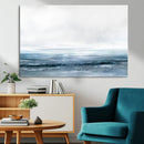 Blue Ocean Abstract Artwork Wall Art Canvas Print