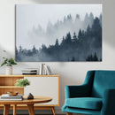 Foggy Pine Forest Wall Art Canvas Print by MyGreatCanvas | Canvas Wall Art Prints | Photo Prints & Wall Decor