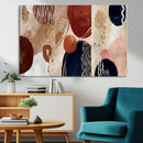 Boho Wall Art Canvas Print Set Mid-Century Prints Bohemian