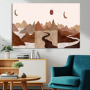 Boho Wall Art Canvas Print Set Mid-Century Prints Bohemian