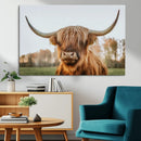 Highland Cow Animal Scottish Cattle Art Print Farmhouse Wall