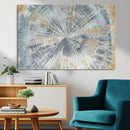 Radiant Abstract Wood Rings Canvas Art – Modern Triptych