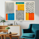 Canvas Print Wall Art Abstract Illustrs Art Boho, Framed