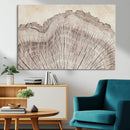 Tree Ring Wall Art Triptych, Rustic Wood Ring Canvas Print,