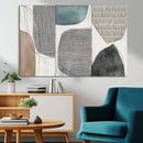 Canvas Print Wall Art Abstract Art Boho, Framed Boho Decor