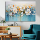 Abstract Flower Wall Art Canvas Print