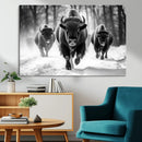 Buffalo Wall Art Canvas Print, Bison Family Wall Art Canvas by MyGreatCanvas | Canvas Wall Art Prints | Photo Prints & Wall Decor