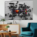 RedBull Formula 1 Canvas Wall Art Print
