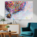 Don't Look Up Movie Canvas Wall Art - Vibrant Floating House