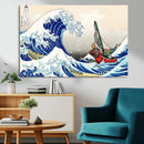 Katsushika Hokusai Kanagawa Giant Wave Wall Art Canvas Print