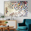 Banksy Wall Art - Banksy Girl Butterfly Graffiti Wall Art
