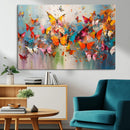 Abstract Butterfly Wall Art Canvas Print