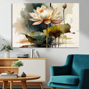 Lotus Flower Watercolor Canvas Print – A Symbol of Serenity by MyGreatCanvas | Canvas Wall Art Prints | Photo Prints & Wall Decor