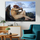 Fallen Angel Wall Art Canvas Print – Classic Art, Framed,
