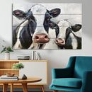 Vintage Baby and Mom Cattle Wall Art Canvas Print by MyGreatCanvas | Canvas Wall Art Prints | Photo Prints & Wall Decor