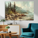 Abstract Acadia National Park Wall Art Canvas Print -