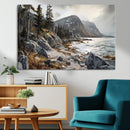 Serene Coastal View of Acadia National Park - Stunning