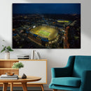 Michigan Stadium Night Game Wall Art – Sports Arena Aerial by MyGreatCanvas | Canvas Wall Art Prints | Photo Prints & Wall Decor