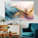Abstract Flowing Colors Wall Art Canvas Print