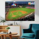 Angel Stadium Aerial Canvas Print – Los Angeles Angels