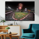 Fireworks at Angel Stadium – Los Angeles Angels Canvas