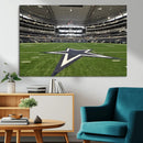 Dallas Cowboys Football Team Print - Arlington AT&T Stadium by MyGreatCanvas | Canvas Wall Art Prints | Photo Prints & Wall Decor
