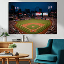 St. Louis Cardinals Baseball Team Print - Busch Stadium Wall by MyGreatCanvas | Canvas Wall Art Prints | Photo Prints & Wall Decor