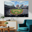 New York Mets Baseball Team Print - Citi Field Stadium Wall
