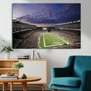 New England Patriots Football Team Print - Foxborough by MyGreatCanvas | Canvas Wall Art Prints | Photo Prints & Wall Decor