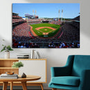 Cincinnati Reds Baseball Canvas Print - American Ball