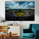 3-Panel Kauffman Stadium Wall Art Print | Large Kansas City