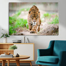 Leopard on the Prowl - Stunning Large Framed Leopard Wall