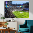 Tottenham Hotspur Stadium Canvas Print, Match Day Triple