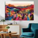 YAYOI KUSAMA Abstract Print - Landscape Canvas Wall Art