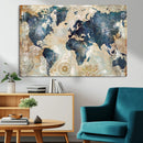 World Map Canvas Print – Framed Wall Art for Couples, by MyGreatCanvas | Canvas Wall Art Prints | Photo Prints & Wall Decor