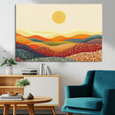 YAYOI KUSAMA Colorful Dot Art Landscape Canvas - Framed by MyGreatCanvas | Canvas Wall Art Prints | Photo Prints & Wall Decor