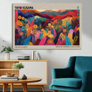 Yayoi Kusama Wall Art Canvas Print, Abstract Art, Large