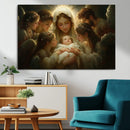 Mary Jesus Canvas Wall Art Print - Madonna and Child with