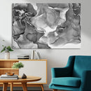 Black White Abstract Canvas Wall Art - Fluid Ink Artwork - by MyGreatCanvas | Canvas Wall Art Prints | Photo Prints & Wall Decor